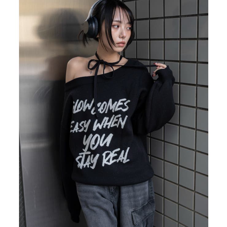 2WAYショルダーリボンニット | WEGO【WOMEN】 | 詳細画像15 