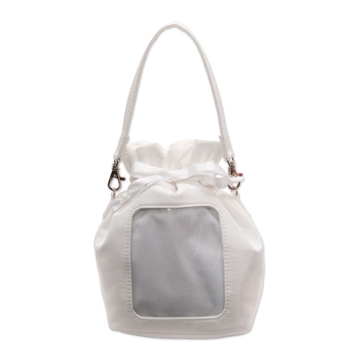 ホワイト | 巾着ぬいポーチ | WEGO【WOMEN】