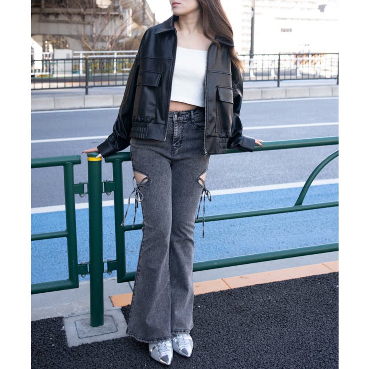 PUショートジャケット | WEGO【WOMEN】 | 詳細画像15 