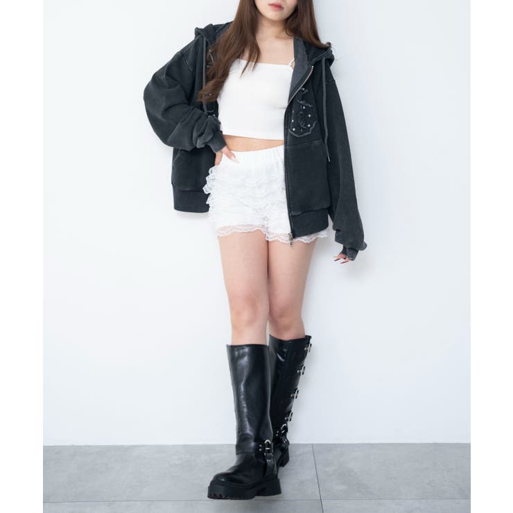 レースフリルマイクロショートパンツ | WEGO【WOMEN】 | 詳細画像2 