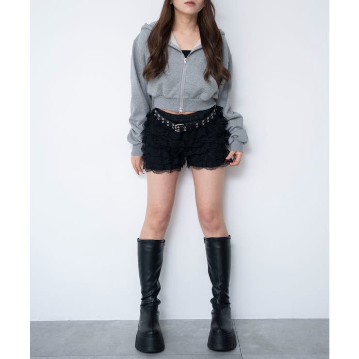 レースフリルマイクロショートパンツ | WEGO【WOMEN】 | 詳細画像3 