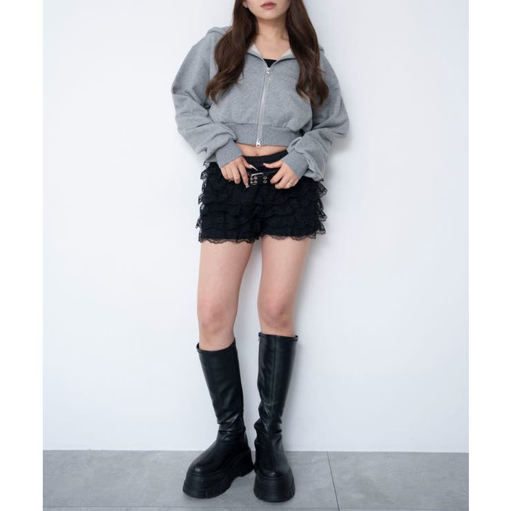 レースフリルマイクロショートパンツ | WEGO【WOMEN】 | 詳細画像9 