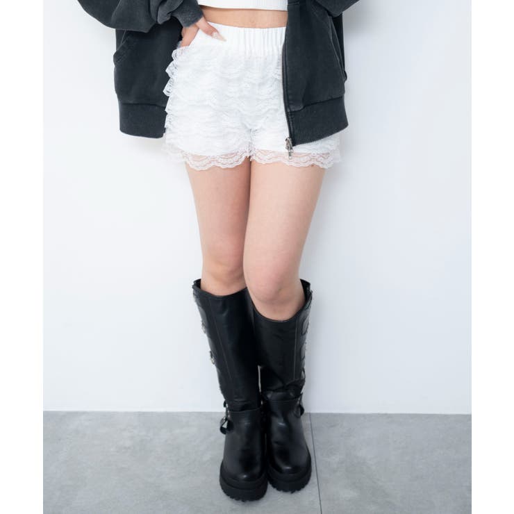 レースフリルマイクロショートパンツ | WEGO【WOMEN】 | 詳細画像11 