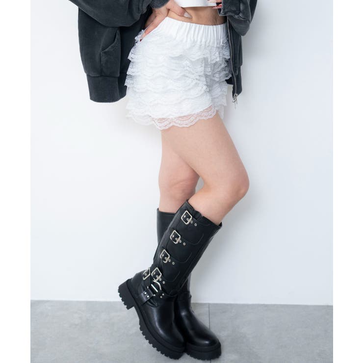 レースフリルマイクロショートパンツ | WEGO【WOMEN】 | 詳細画像12 