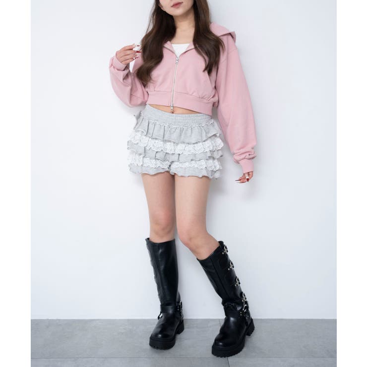 スウェットレースフリルマイクロショートパンツ | WEGO【WOMEN】 | 詳細画像10 