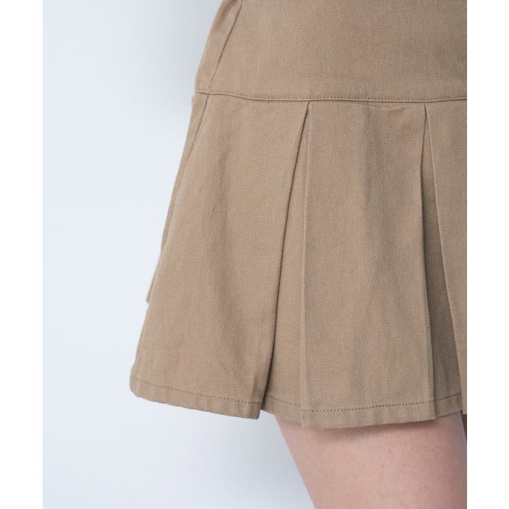 ベルト付きツイルプリーツスカパン | WEGO【WOMEN】 | 詳細画像4 