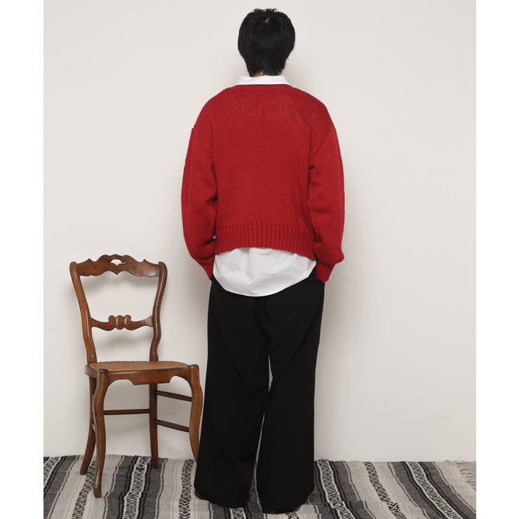 クロップドチャンキーニットプルオーバー | WEGO【MEN】 | 詳細画像15 
