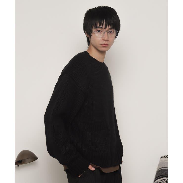 クロップドチャンキーニットプルオーバー | WEGO【MEN】 | 詳細画像29 