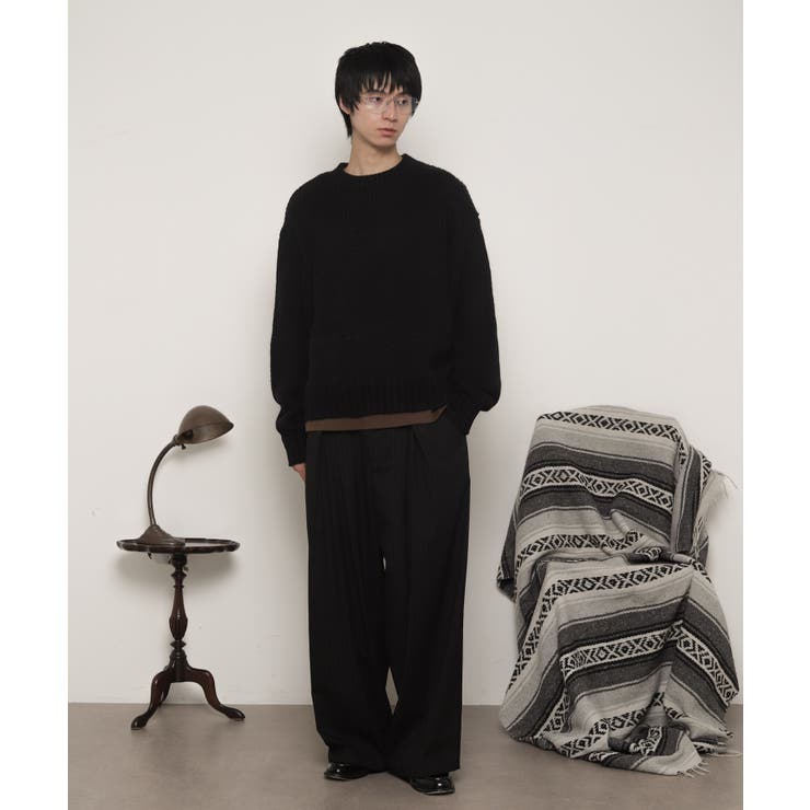 クロップドチャンキーニットプルオーバー | WEGO【MEN】 | 詳細画像30 