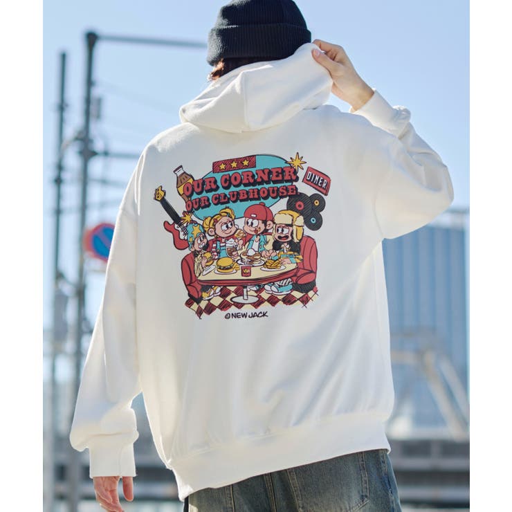別注NEWJACKグラフィックプルパーカー | WEGO【MEN】 | 詳細画像25 