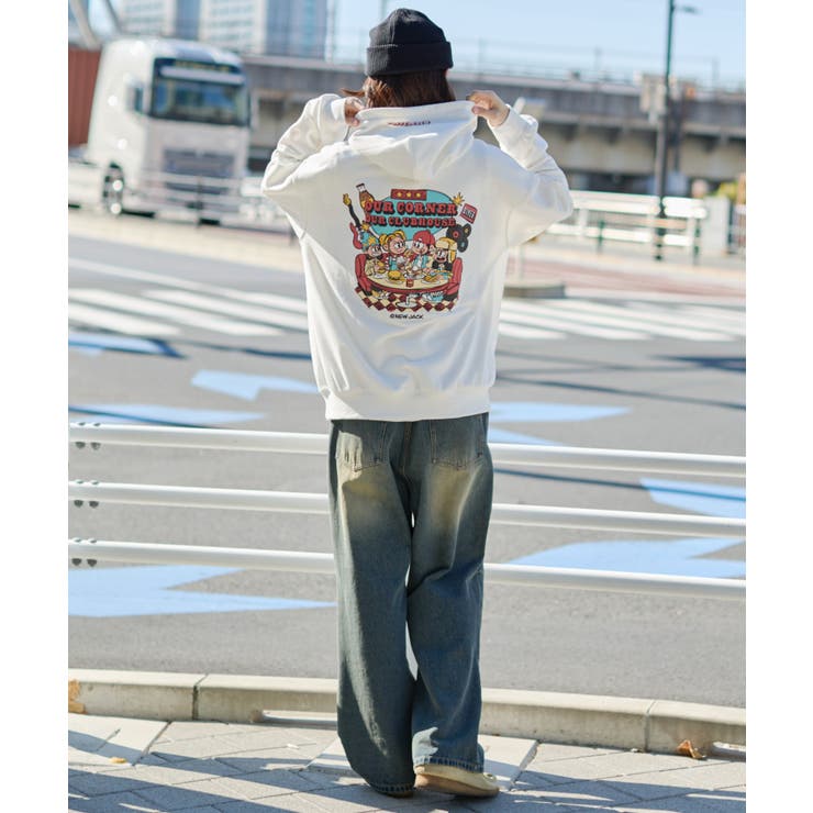 別注NEWJACKグラフィックプルパーカー | WEGO【MEN】 | 詳細画像26 