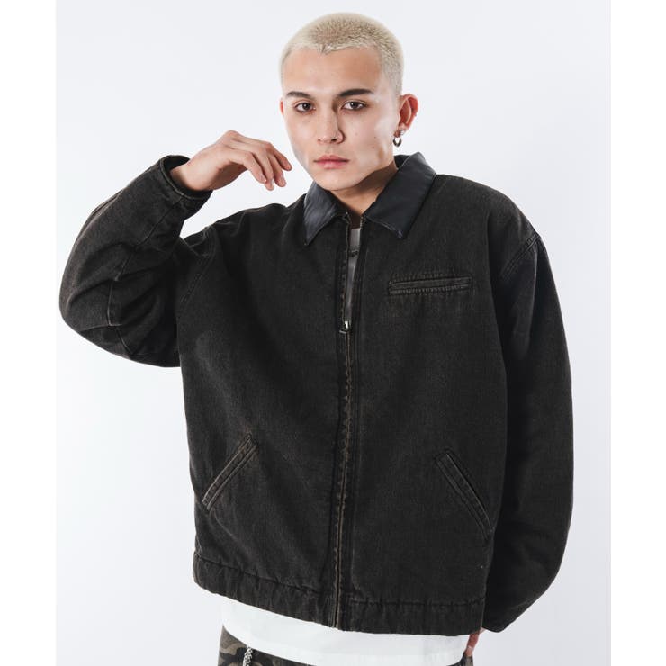 キルティングZIPデニムジャケット | WEGO【MEN】 | 詳細画像35 