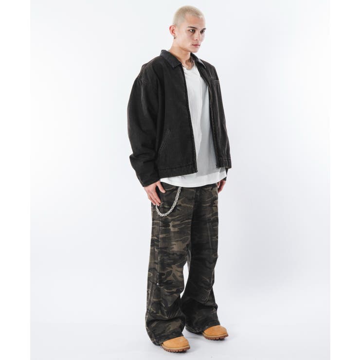 キルティングZIPデニムジャケット | WEGO【MEN】 | 詳細画像40 