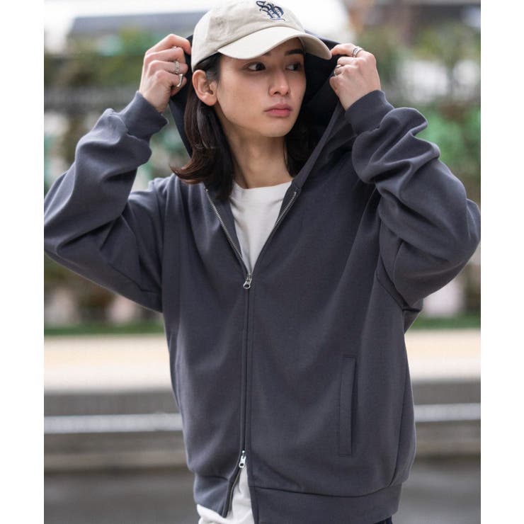 113 | ボンディングZIPパーカー | WEGO【MEN】