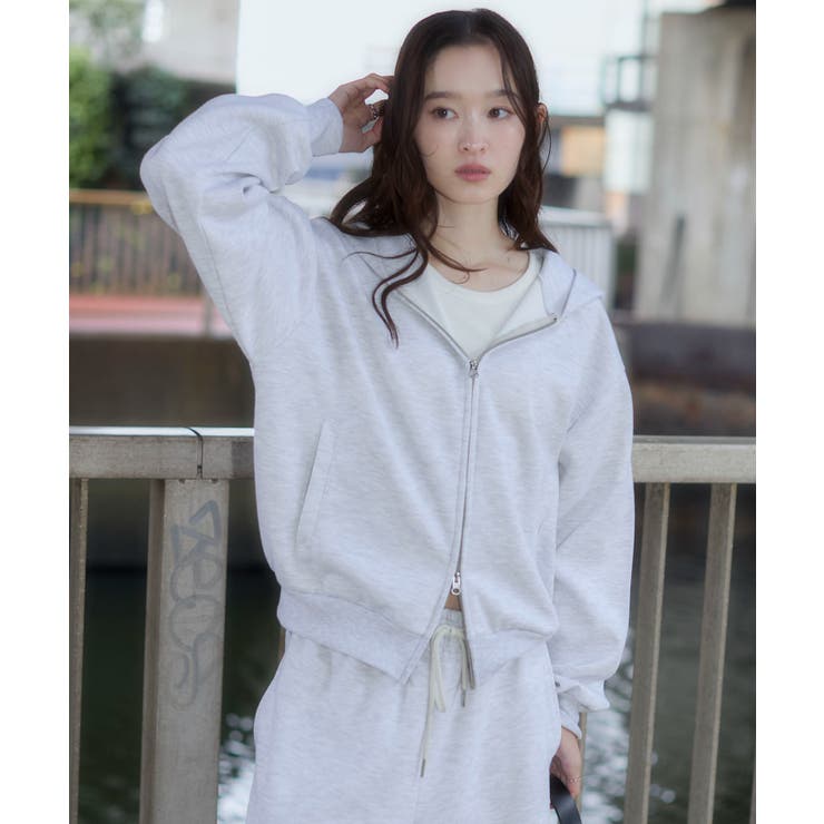 114 | ボンディングZIPパーカー | WEGO【MEN】