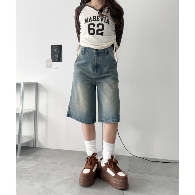 厚底ワイドシューレーススニーカー | WEGO【WOMEN】 | 詳細画像3 