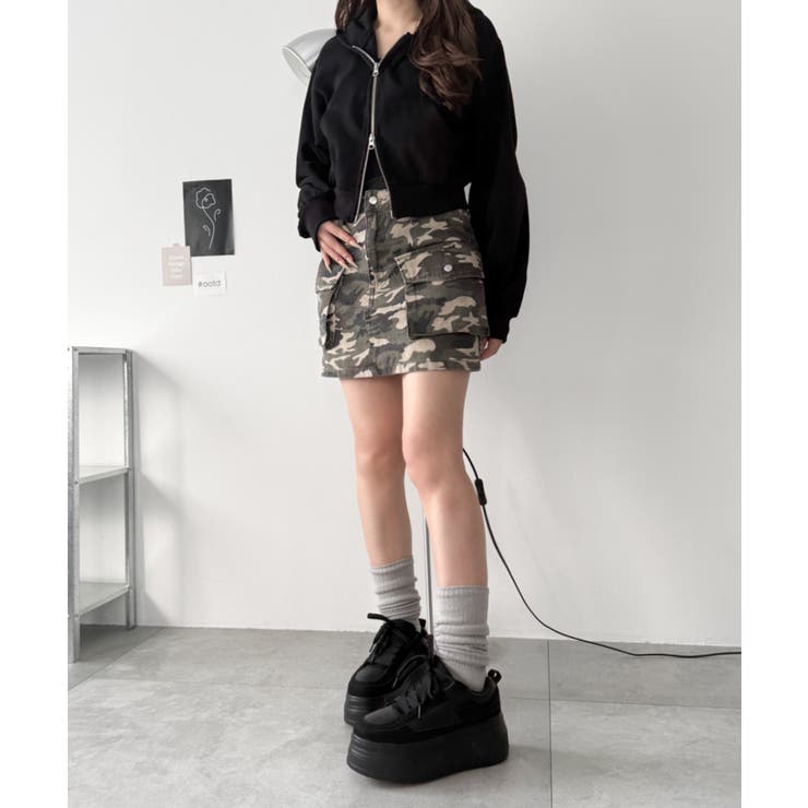 厚底ワイドシューレーススニーカー | WEGO【WOMEN】 | 詳細画像4 