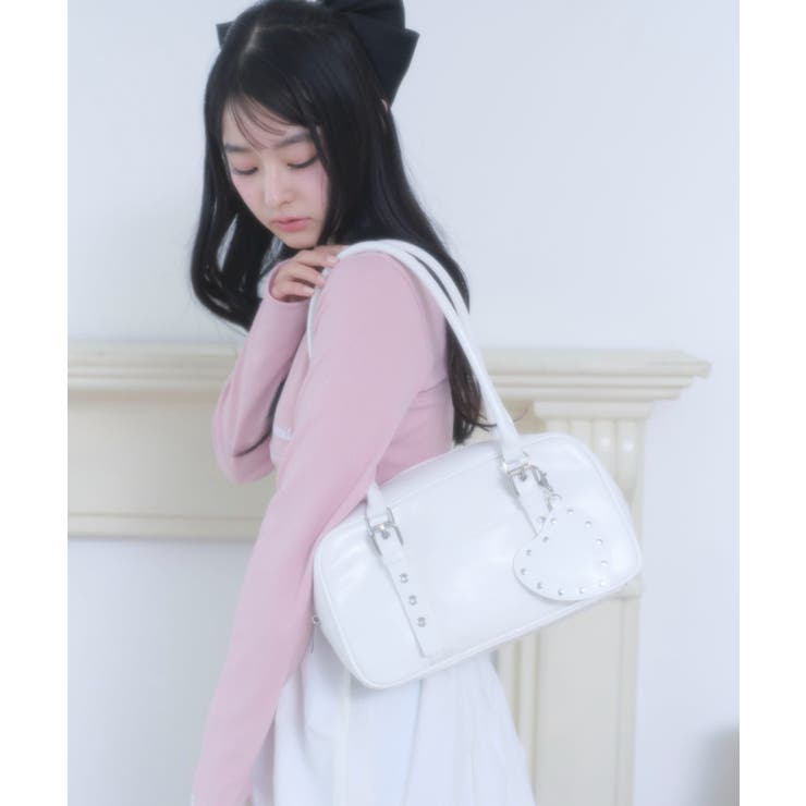スタッズハートチャーム付きハトメボストン | WEGO【WOMEN】 | 詳細画像11 