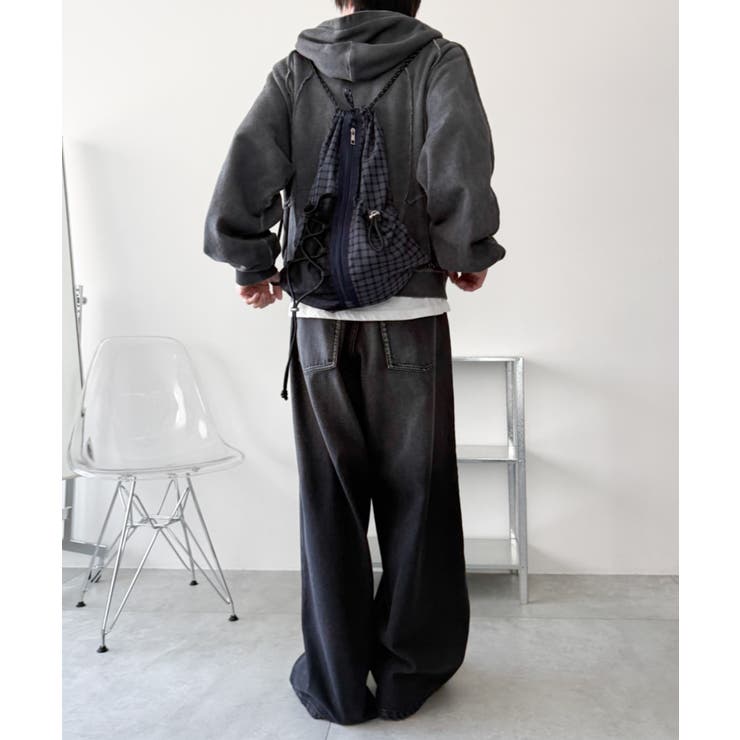 センターzipナップサック | WEGO【MEN】 | 詳細画像5 