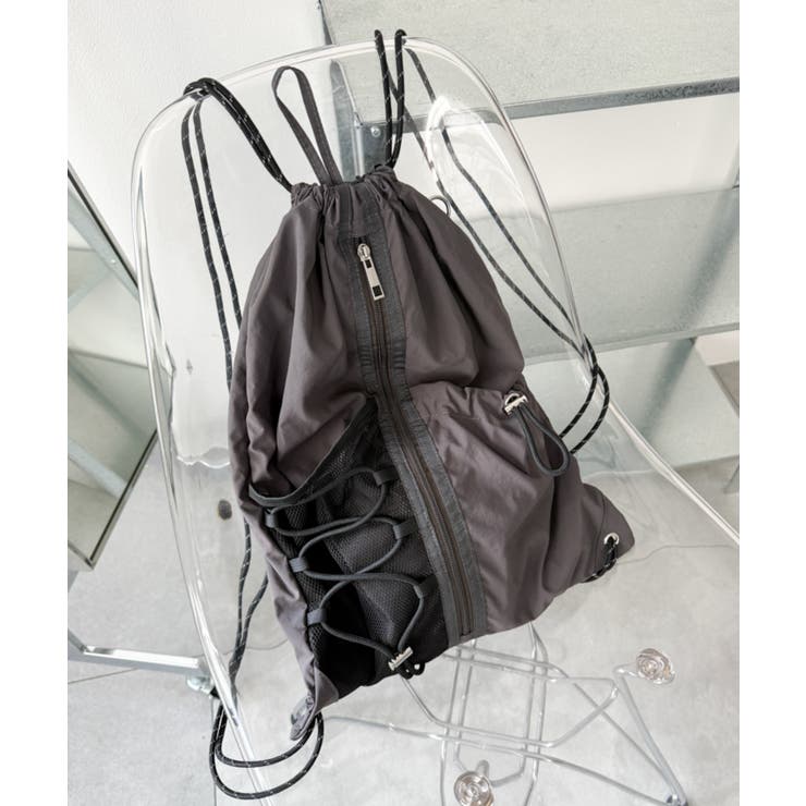 センターzipナップサック | WEGO【MEN】 | 詳細画像10 