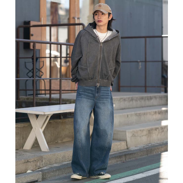 カバーフィットバルーンデニムパンツ | WEGO【MEN】 | 詳細画像3 