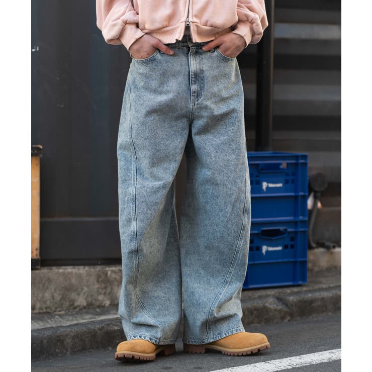 カバーフィットバルーンデニムパンツ | WEGO【MEN】 | 詳細画像9 