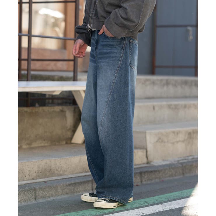 カバーフィットバルーンデニムパンツ | WEGO【MEN】 | 詳細画像16 