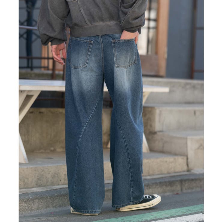 カバーフィットバルーンデニムパンツ | WEGO【MEN】 | 詳細画像17 