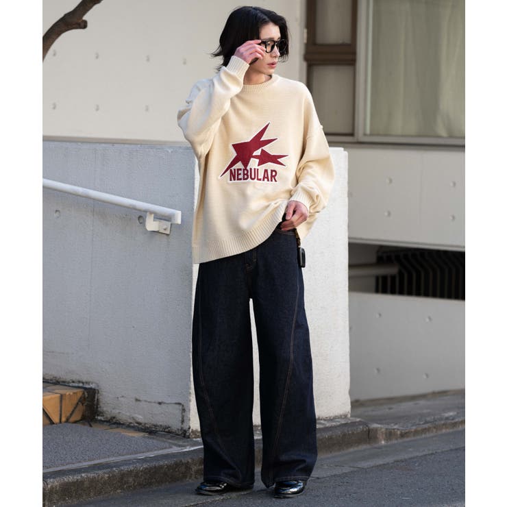 サテンワッペンニットプルオーバー | WEGO【MEN】 | 詳細画像18 
