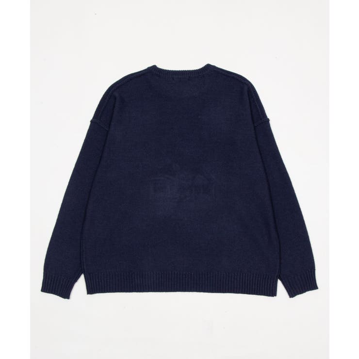 サテンワッペンニットプルオーバー | WEGO【MEN】 | 詳細画像21 