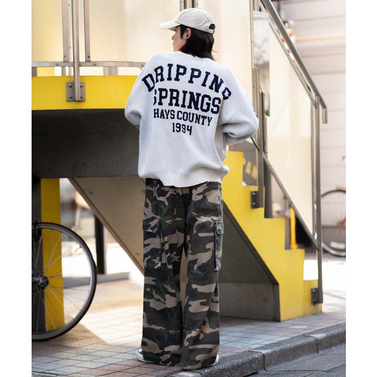 スリーブロゴニットプルオーバー | WEGO【MEN】 | 詳細画像3 
