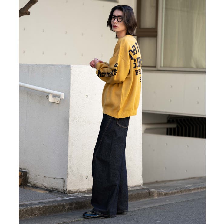 スリーブロゴニットプルオーバー | WEGO【MEN】 | 詳細画像11 