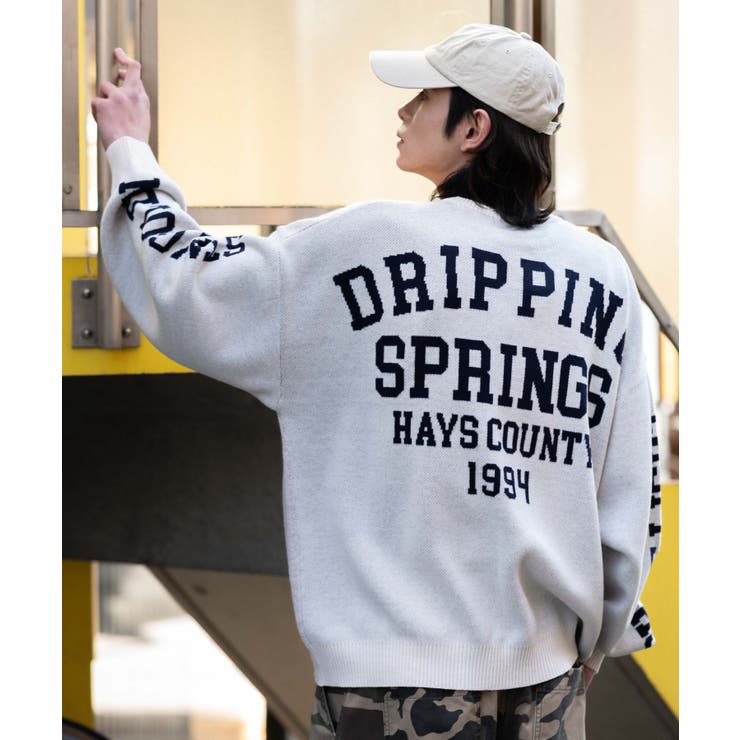 スリーブロゴニットプルオーバー | WEGO【MEN】 | 詳細画像15 