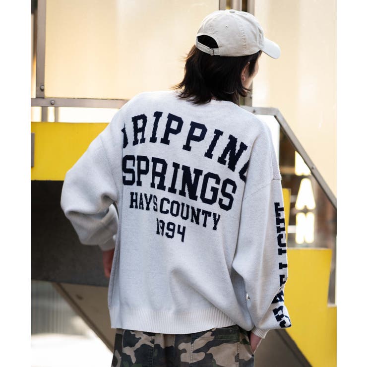 スリーブロゴニットプルオーバー | WEGO【MEN】 | 詳細画像18 