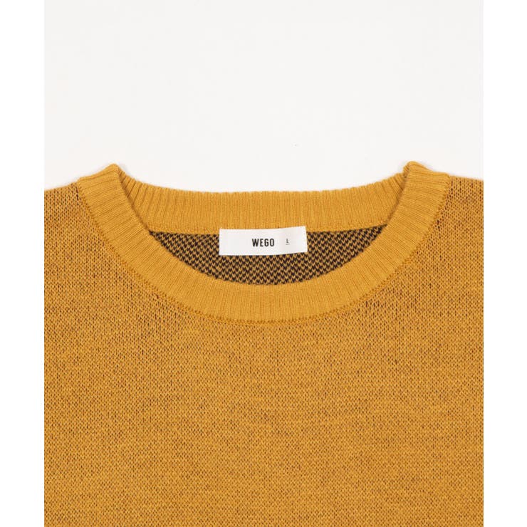 スリーブロゴニットプルオーバー | WEGO【MEN】 | 詳細画像24 