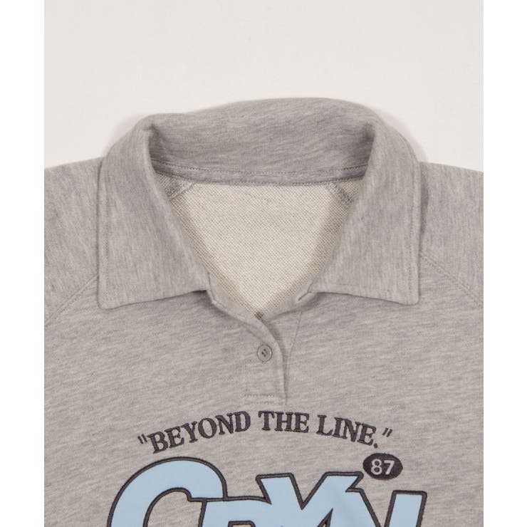 襟付きグラフィックショートスウェット | WEGO【WOMEN】 | 詳細画像19 