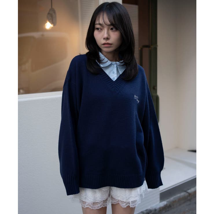 シャツドッキングニットプルオーバー | WEGO【WOMEN】 | 詳細画像7 