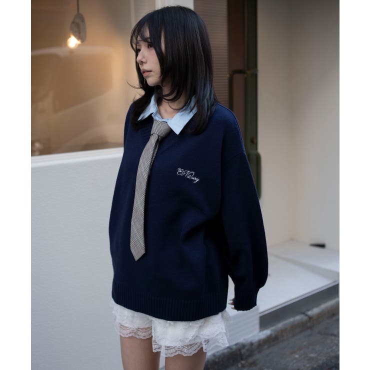 シャツドッキングニットプルオーバー | WEGO【WOMEN】 | 詳細画像9 