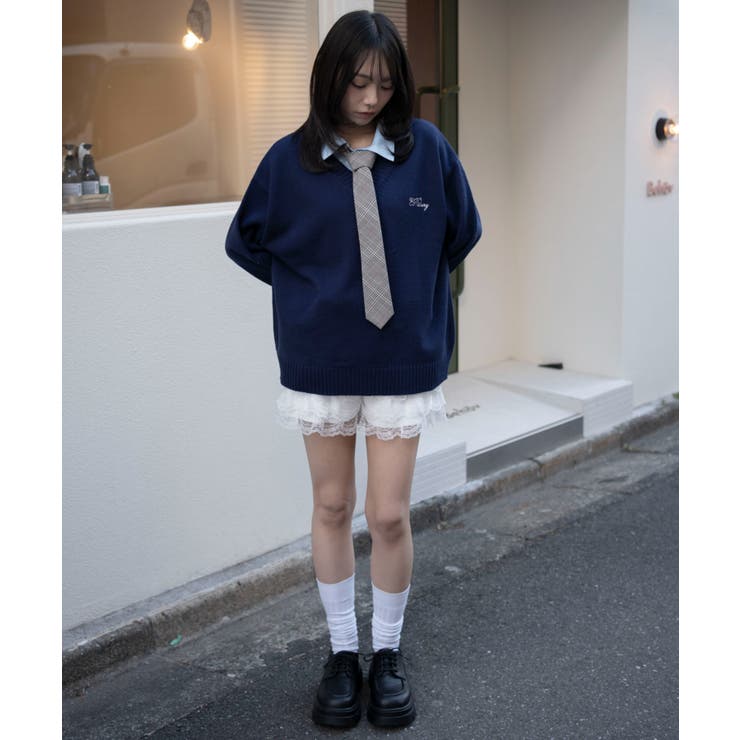 シャツドッキングニットプルオーバー | WEGO【WOMEN】 | 詳細画像12 