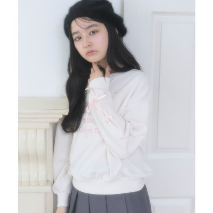 レースアップリボンスウェット | WEGO【WOMEN】 | 詳細画像8 
