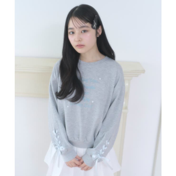 レースアップリボンスウェット | WEGO【WOMEN】 | 詳細画像15 