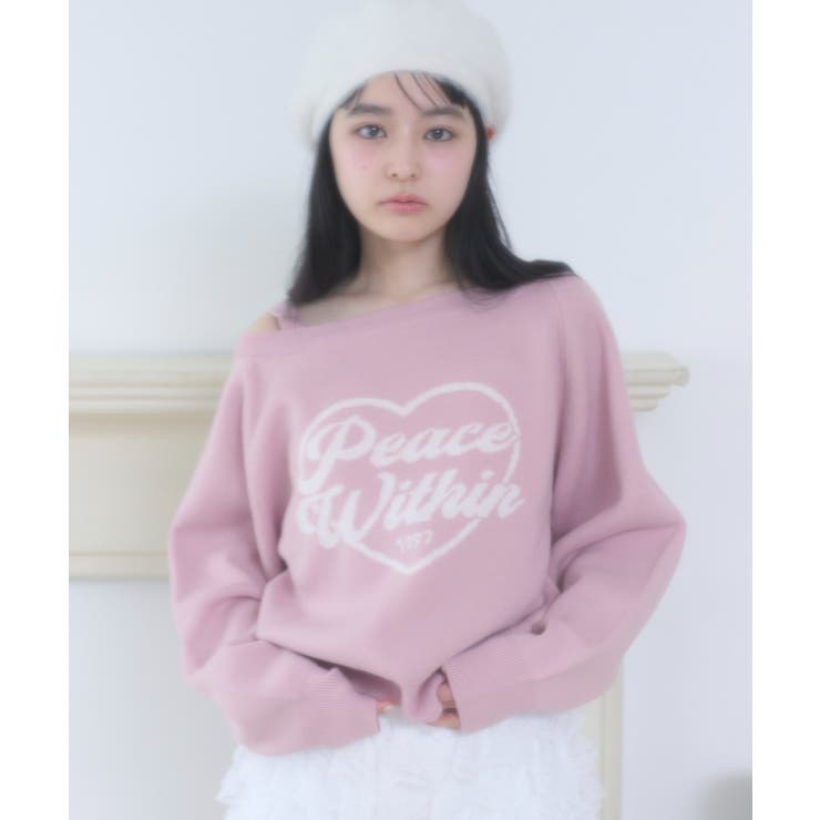 ハートワンショルニット | WEGO【WOMEN】 | 詳細画像7 