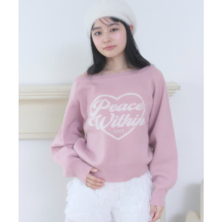 ハートワンショルニット | WEGO【WOMEN】 | 詳細画像9 