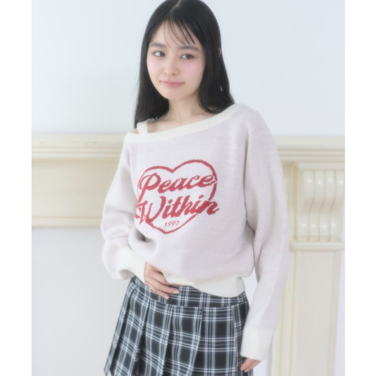 ハートワンショルニット | WEGO【WOMEN】 | 詳細画像15 