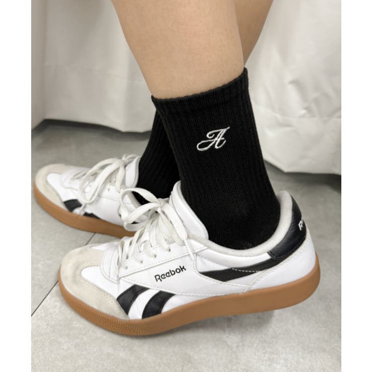 アルファベット刺繍ソックス | WEGO【WOMEN】 | 詳細画像8 