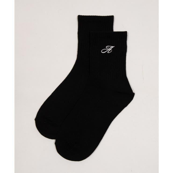 アルファベット刺繍ソックス | WEGO【WOMEN】 | 詳細画像13 