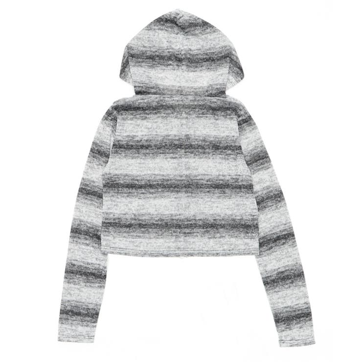 ボーダーグラデーションパーカー | WEGO【WOMEN】 | 詳細画像3 