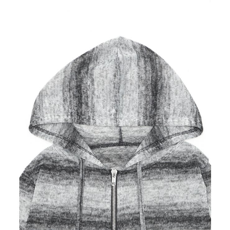 ボーダーグラデーションパーカー | WEGO【WOMEN】 | 詳細画像4 