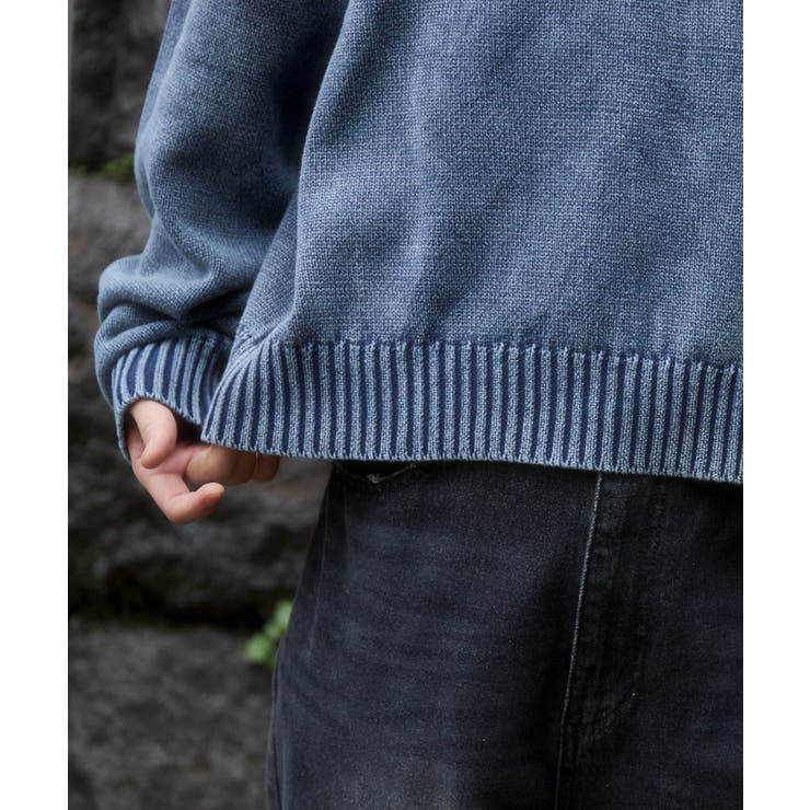 ブリーチニットグラフィックプルオーバー | WEGO【MEN】 | 詳細画像6 