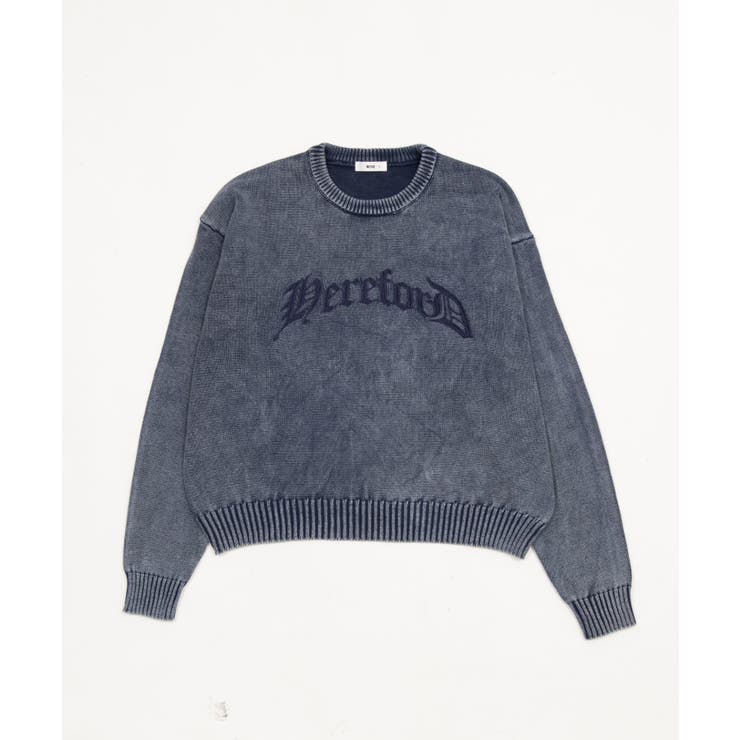 ブリーチニットグラフィックプルオーバー | WEGO【MEN】 | 詳細画像27 